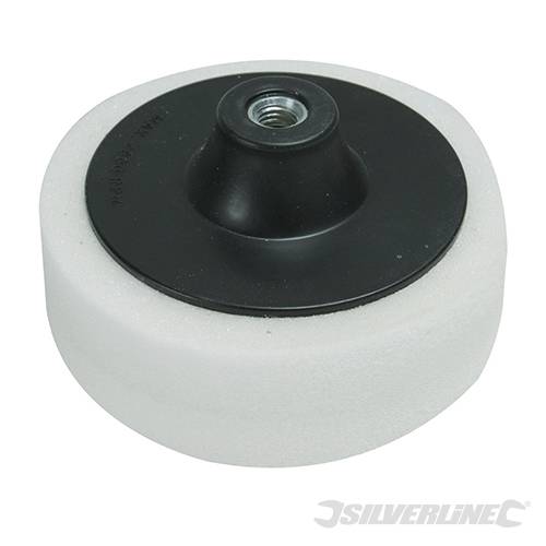 Silverline M14 Foam Polishing Head Firm White