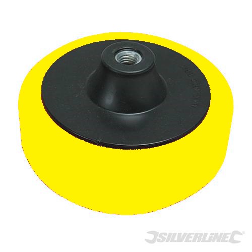 Silverline M14 Foam Polishing Head Coarse Yellow