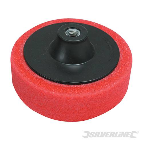 Silverline M14 Foam Polishing Head Ultra-Soft Red