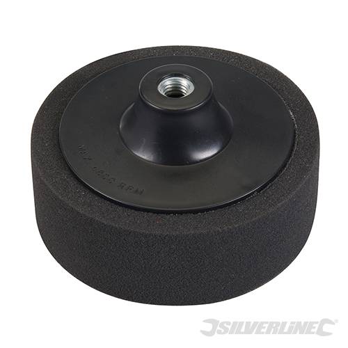 Silverline M14 Foam Polishing Head Soft Black